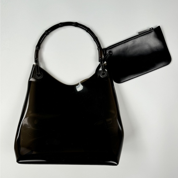 Gucci Bamboo Vinyl Bag - Picture 2 of 7